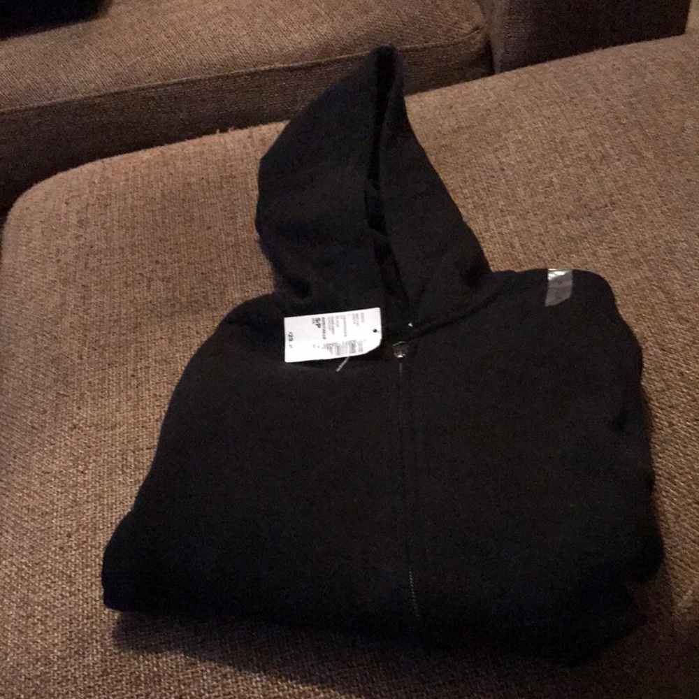 Children’s Place Black kids zipper hooded jacket